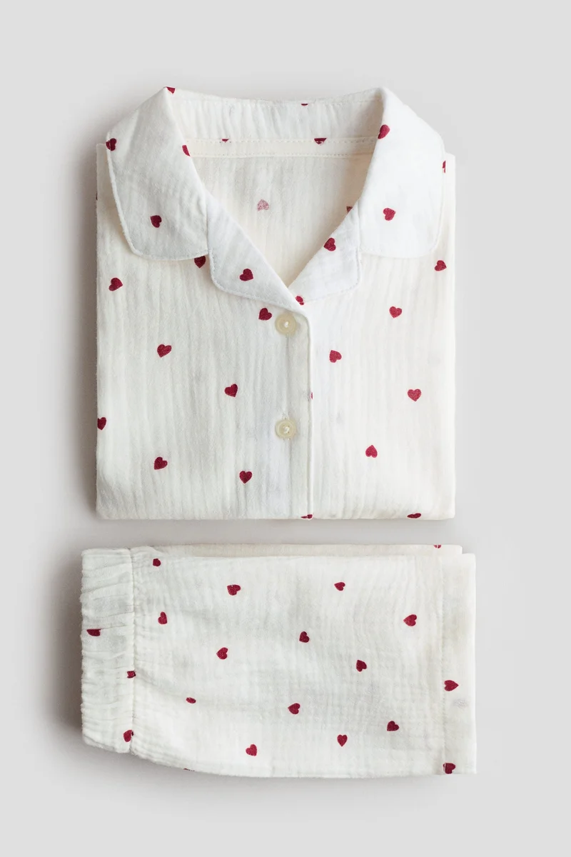 H&M Patterned muslin pyjamas